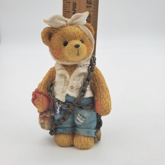 Vtg Cherished Teddies Jacob Bearly You Will Be‎ Haunted By Three Spirits" 614785 - Picture 7 of 7
